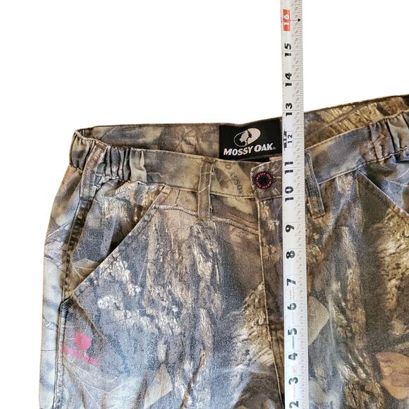 Y2k Camo Pants Mossy Oak Perfect Fade Baggy Pants Pink Accents - Size 5 - Picture 7 of 8
